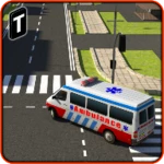 ambulance rescue simulator 3d android application logo